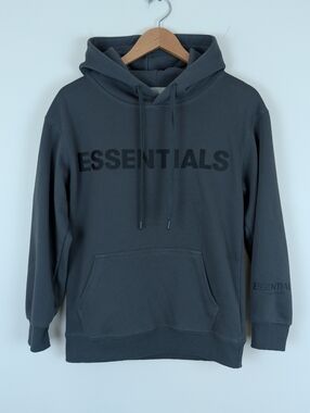 Essentials Fear Of God Grey Pullover Hoodie